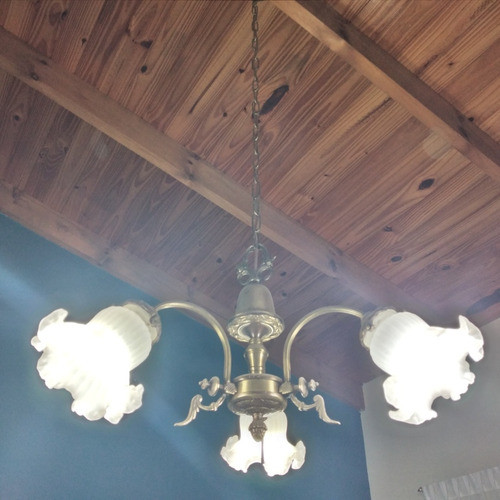 Lámpara Bronce Antigua 0