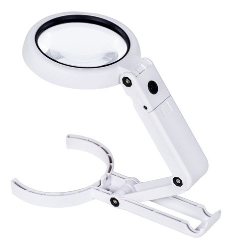 Lupa Dobrável Portátil Com 8 Luzes Led 5x 11x 0