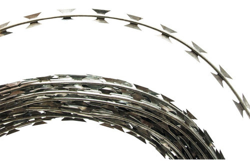 2 Rollos De Alambre Concertina Doble Cruzada 45cm - (20mts) 0