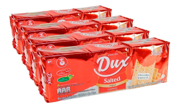 Biscoito Dux Salted Original 300g Importado 4 Unidades 0