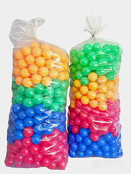 Bolinha De Piscina Saco C/100 Criança Coloridas Bebê Full 0