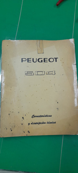 Manual Peugeot 504 Características Y Descripción Técnica 0