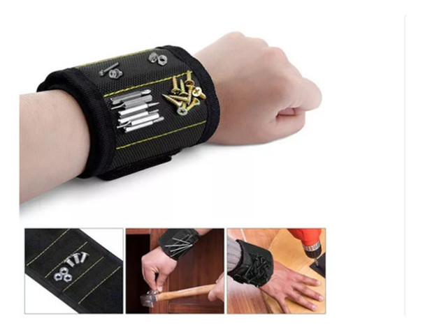 Muñequera Magnetica Tornillos Clavos Tuercas Y+ Imantada 0