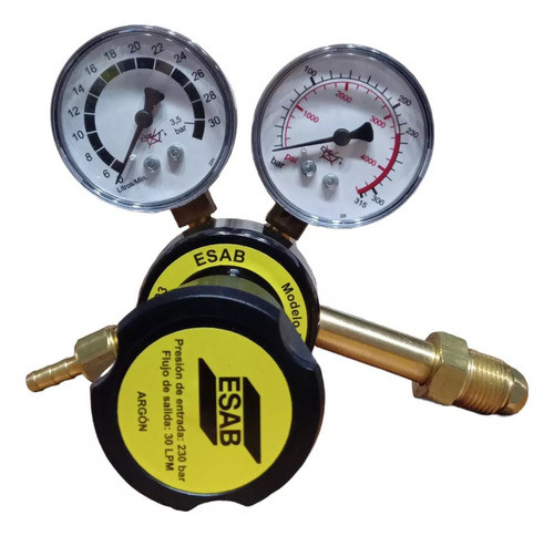 Regulador De Argon / Atal Con 2 Manometros Marca Esab 0