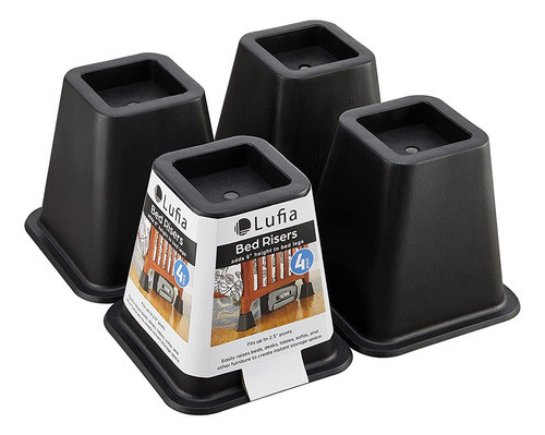Lufia Bed Furniture Risers, Elevadores De Cama De Alta Resis 0