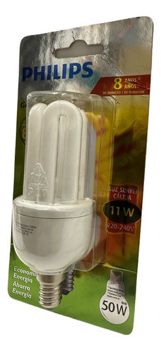 Foco  Philips Rosca Mignon Bajo Consumo Base E-14 0
