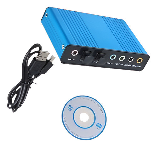 Juego Completo De Tarjeta De Sonido 5.1 Kit: Tarjeta De Soni 0