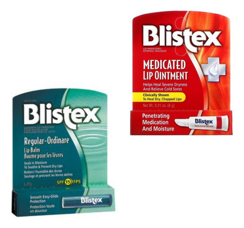 Kit Blistex Protetor Labial - Lip Medicated E Lip Ointment ! 0