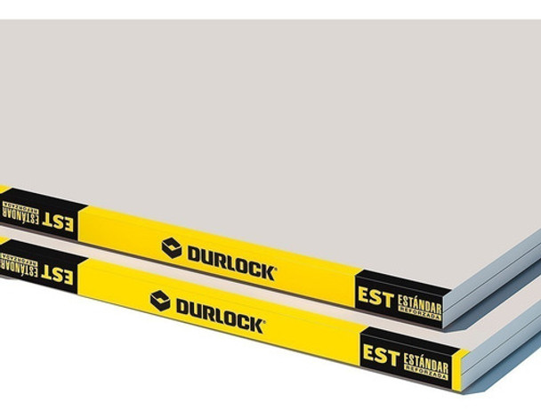 Placa Yeso Durlock Estándar 12.5mm Espesor 1.20 X2.40 Parana 0 Placa Yeso Durlock Estándar 12.5mm Espesor 1.20 X2.40 Parana 0