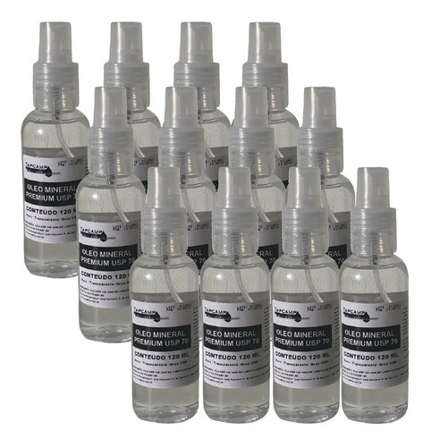 12 Oleo Mineral Grau Usp Selar Tabua Corte Churrasco 120ml 0
