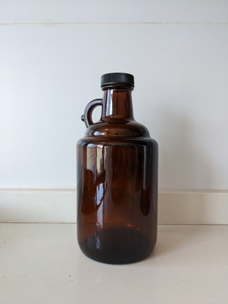 Growler De Vidrio Color Ámbar 0