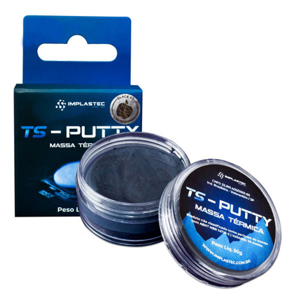 Massa Térmica Ts Putty 50g 12 Wmk Thermal Pad Black Edition 0