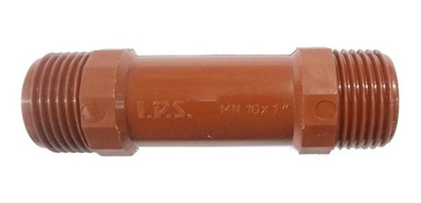 Niple Con Tuerca Ø 1  X 8 Cm Ips Gk 0