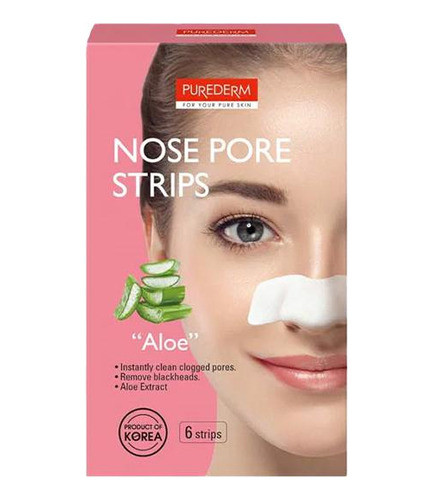 Bandas Purederm Para Puntos Negros Aloe X6 0