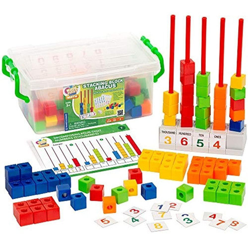 Kids First Math: Kit De Matemáticas De Ábaco De Bloques Apil 0