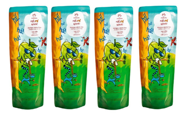 Repuesto Shampoo Splack! Nature X4 Para Niños Natura Vegano 0