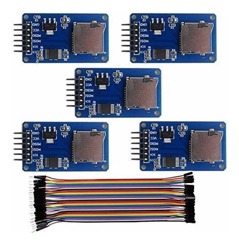 Modulo De Tarjeta Micro Sd Con Interfaz Spi Para Arduino Ra 0