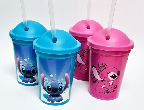 Vasos Plásticos Souvenirs - Stitch (20 Unid) 0