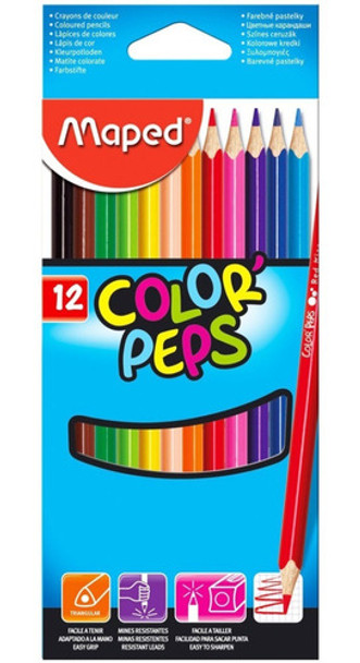 Lapices Maped Largos X12 Unidades X5 Cajas 0