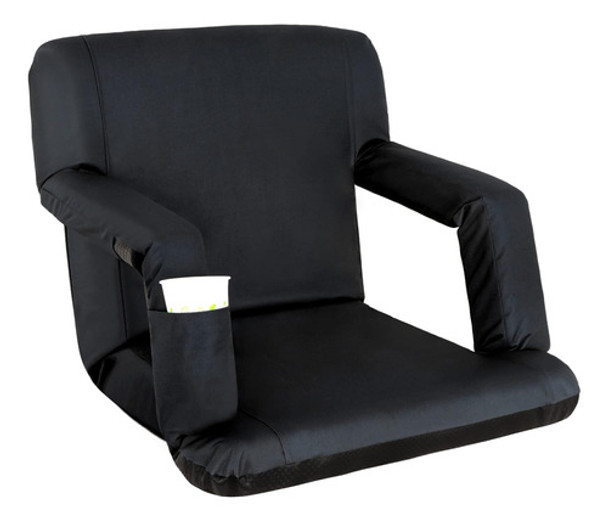 Asiento De Estadio Plegable Con Cojín Portátil 52/63cm Ancho 0