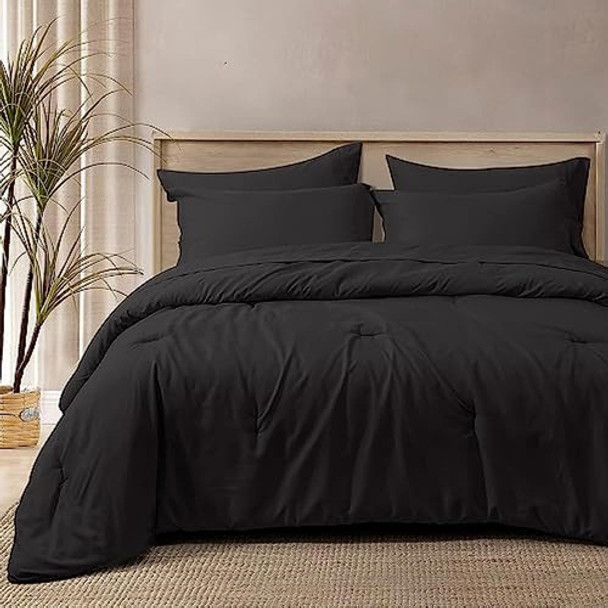 Phf Ultra Soft Comforter Sets Queen-7 Pieces Bed In A Bag Ed 0
