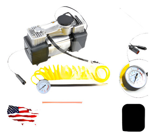 Resistente Del Compresor De Aire Portable Del Coche Del Neum 0