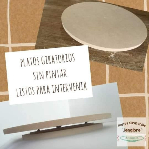 Plato Giratorio 60cm De Diámetro Si Pintar 0