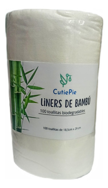 Toallitas Biodegradables De Bambú (100 Toallitas) 0