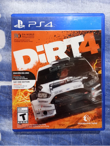 Juego Físico Dirt 4 Original Ps4 0