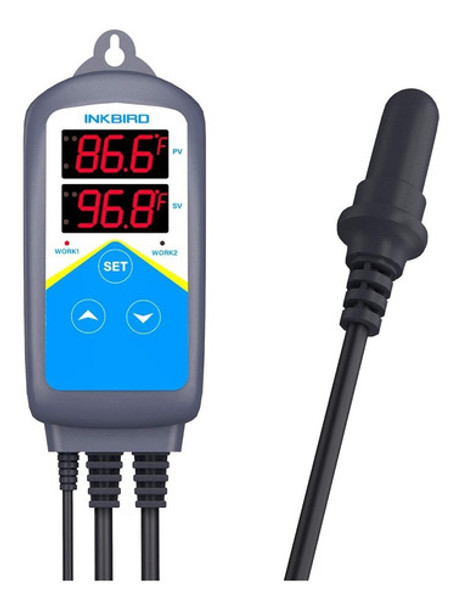 Controlador Temperatura Inkbird Versión Acuario Peces Calor 0