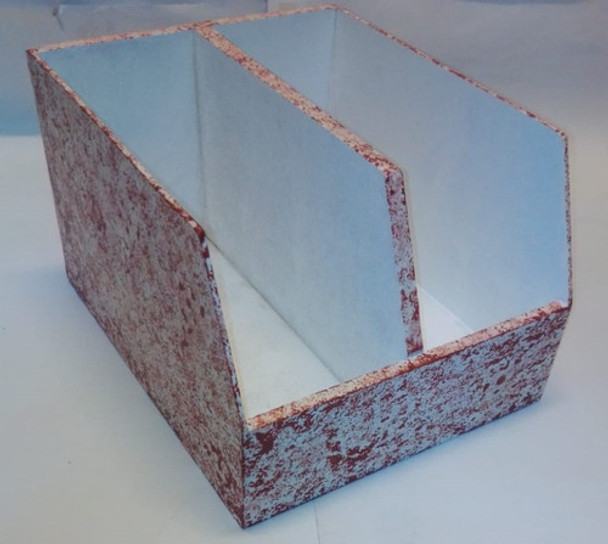 Cajón De Madera Artistico 30x24x18cm 2 Divisiones Xcaballito 0