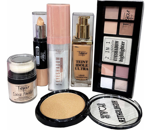 Combo Surtido Maquillaje Tejar Total Nude 0