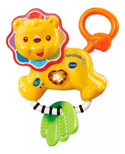 Sonajero Mordedor Leo El León Interactivo Con Sonido Vtech 0