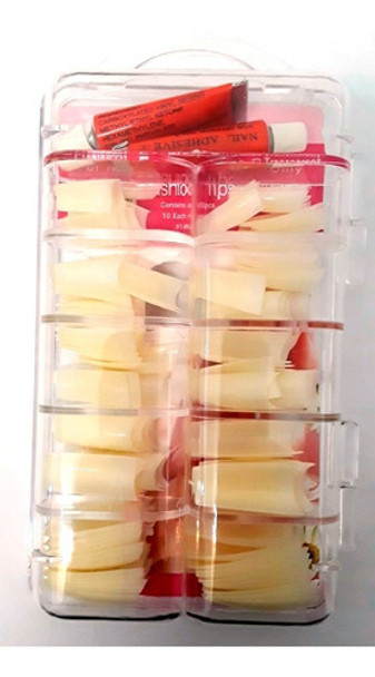 Uñas Tips Profesional Naturales X 100, Hermoso Toque 0