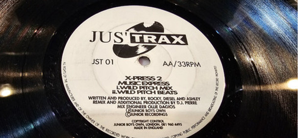 X Press 2 Music Express Vinilo Maxi Uk 1993 Muy Buen Estado 0