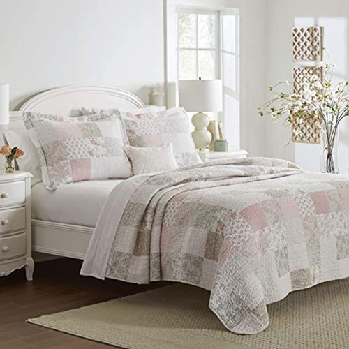 Laura Ashley - Juego De Edredón Doble, Ropa De Cama Reversib 0