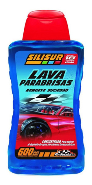 Lavaparabrisas Concentrado 600 Cc Rinde 15 Litros Silisur 0