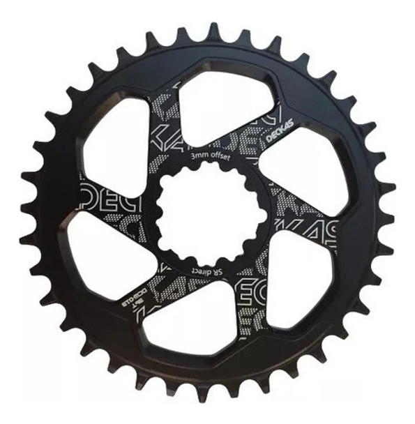 Monoplato Deckas Direct Mount P/sram 38 Dientes Offset  3mm 0