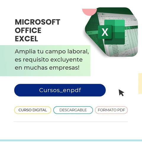 Curso Excel De Basico A Avanzado - Digital Pdf 0