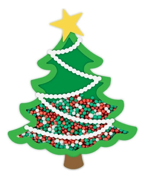 Faca De Corte E Relevo Scrapbook Arvore De Natal  M11 0