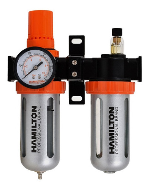 Filtro Con Regulador Y Trampa De Agua Para Aire Hamilton Ryl 0
