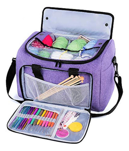 Teamoy Bolsa De Tejer Con Divisor Interior 0