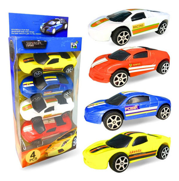 Kit Carrinhos De Fricção Brinquedo Menino Infantil 0