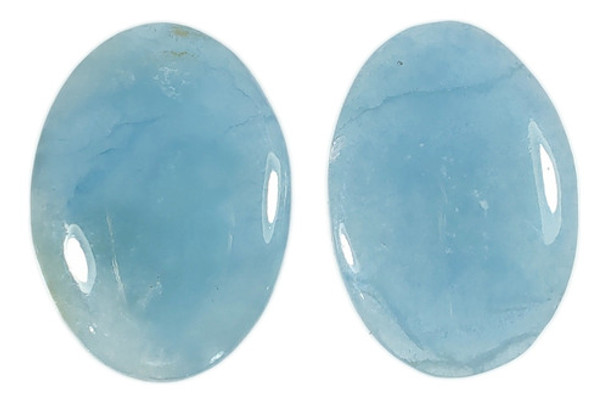 Onix Cielo Cabujon Lote X 2 Unidades Art 509 0