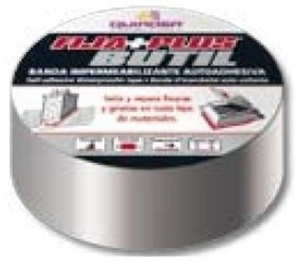 Membrana Adhesiva C/aluminio Reforzado Quiadsa. 5 Cms X 5 Mt 0