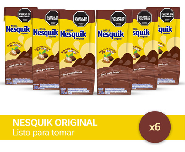 Nesquik Chocolatada 6 Unidades X 200ml. 0 Nesquik Chocolatada 6 Unidades X 200ml. 0