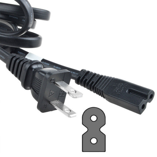 6ft 2prong Polarizado Cable De Corriente Ac Para Sharp Qaccd 0