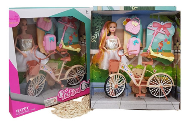 Muñecas Con Bicis, Accesorios, Articuladas 0