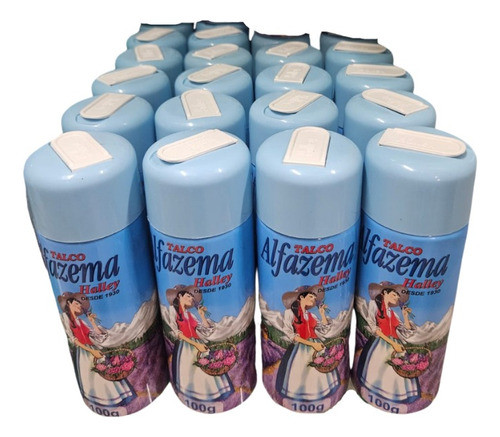 Talco Alfazema Halley Original 100g - 6 Unidades 0