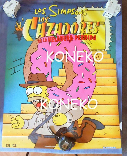 Afiche Original Los Simpson De Promoción Vhs Gativideo C/u 0